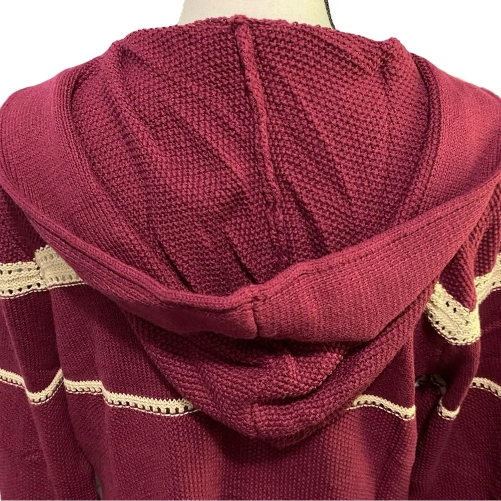 Lety and Me Knitted Hooded Cardigan Size Medium NWOT - Picture 4 of 9